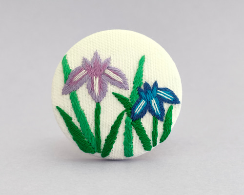 遊花！ハンドメイド刺繍ブローチ e309c7a8434c77d233d3cbd6a75fff