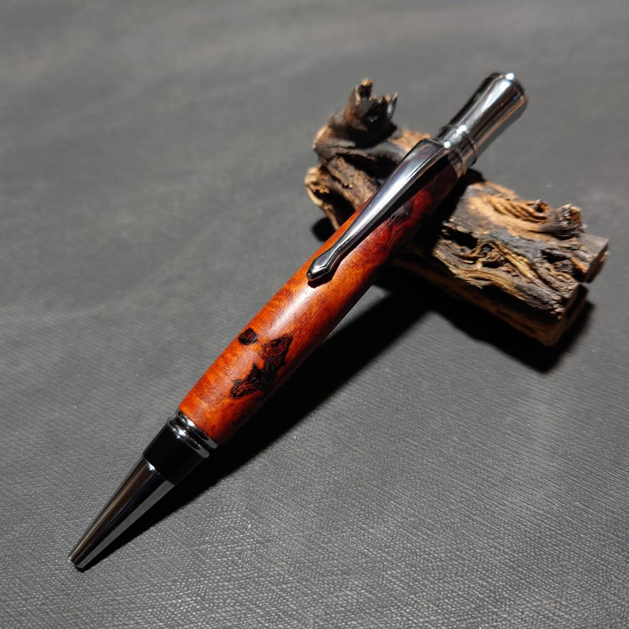 花梨瘤 葡萄杢   ウッドボールペン【送料・ギフトボックス無料・当日発送】13