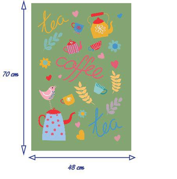 ティータイムティータオル 3枚目の画像