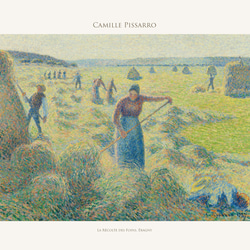 カミーユ・ピサロ エラニーの干草の収穫 アートポスター 風景画 名画 絵画 ポスター アートパネル 特大 AP245 5枚目の画像