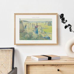 カミーユ・ピサロ エラニーの干草の収穫 アートポスター 風景画 名画 絵画 ポスター アートパネル 特大 AP245 3枚目の画像