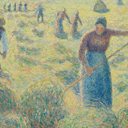 カミーユ・ピサロ エラニーの干草の収穫 アートポスター 風景画 名画 絵画 ポスター アートパネル 特大 AP245 6枚目の画像