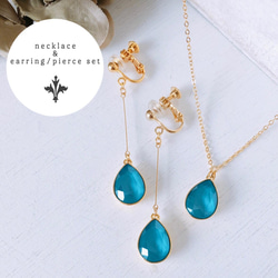 お得なセット】スワロネックレス＆イヤリング(ピアス)アクセサリー