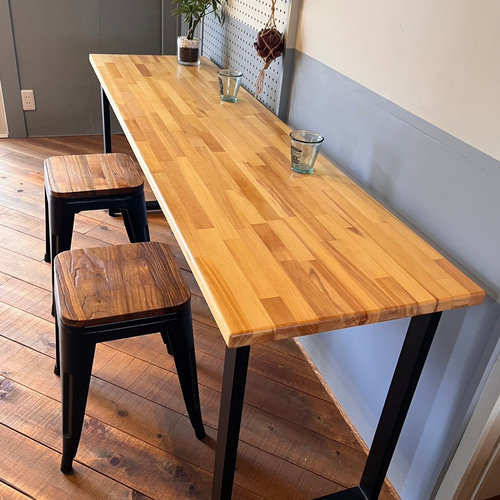 大ヒット商品！！あなただけのカウンターテーブルロ型アイアン脚 1800