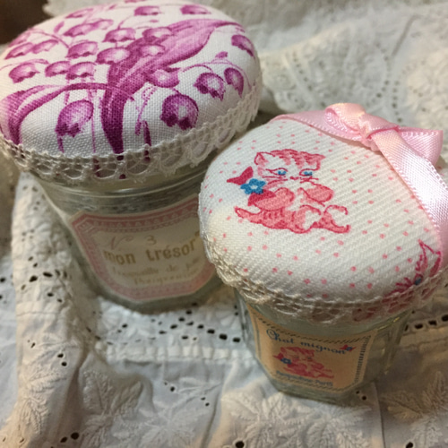 アンティークピンクのねこちゃん