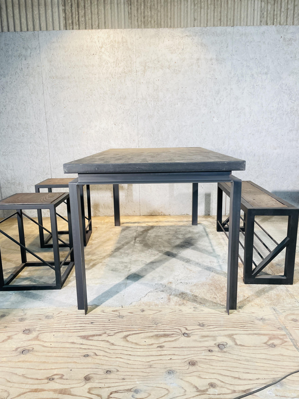 モールテックス　天板　ダイニングテーブル モールテックス天板 ダイニングテーブル ダイニングテーブル 鉄の家具