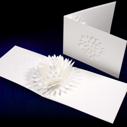 Blooming flower pop-up message card<Dahlia> 第1張的照片