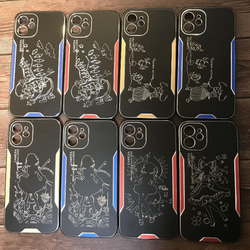 iPhoneメタルケース/iPhone12/フランドール、咲夜、東風谷早苗/東方