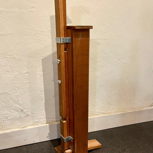 【お値下げ】足踏み式消毒液スタンド【木製】 足踏み式木製アルコールスタンド