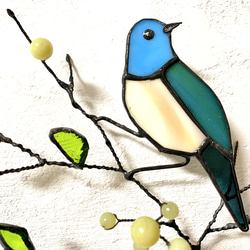 ステンドグラスの青い鳥　のぞみー青い鳥＃3 Creema限定販売 1枚目の画像