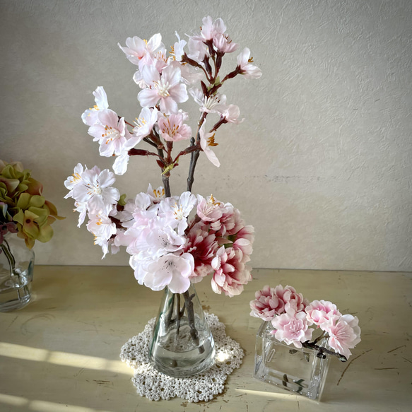 『Creema春の福袋2024』ラッピング無料！3種の桜L.S2点セット マジカルウォーター インテリアフラワー 17枚目の画像