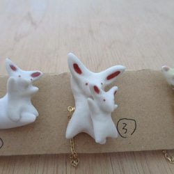 タック式タイピン　ウサギ　キリン 4枚目の画像