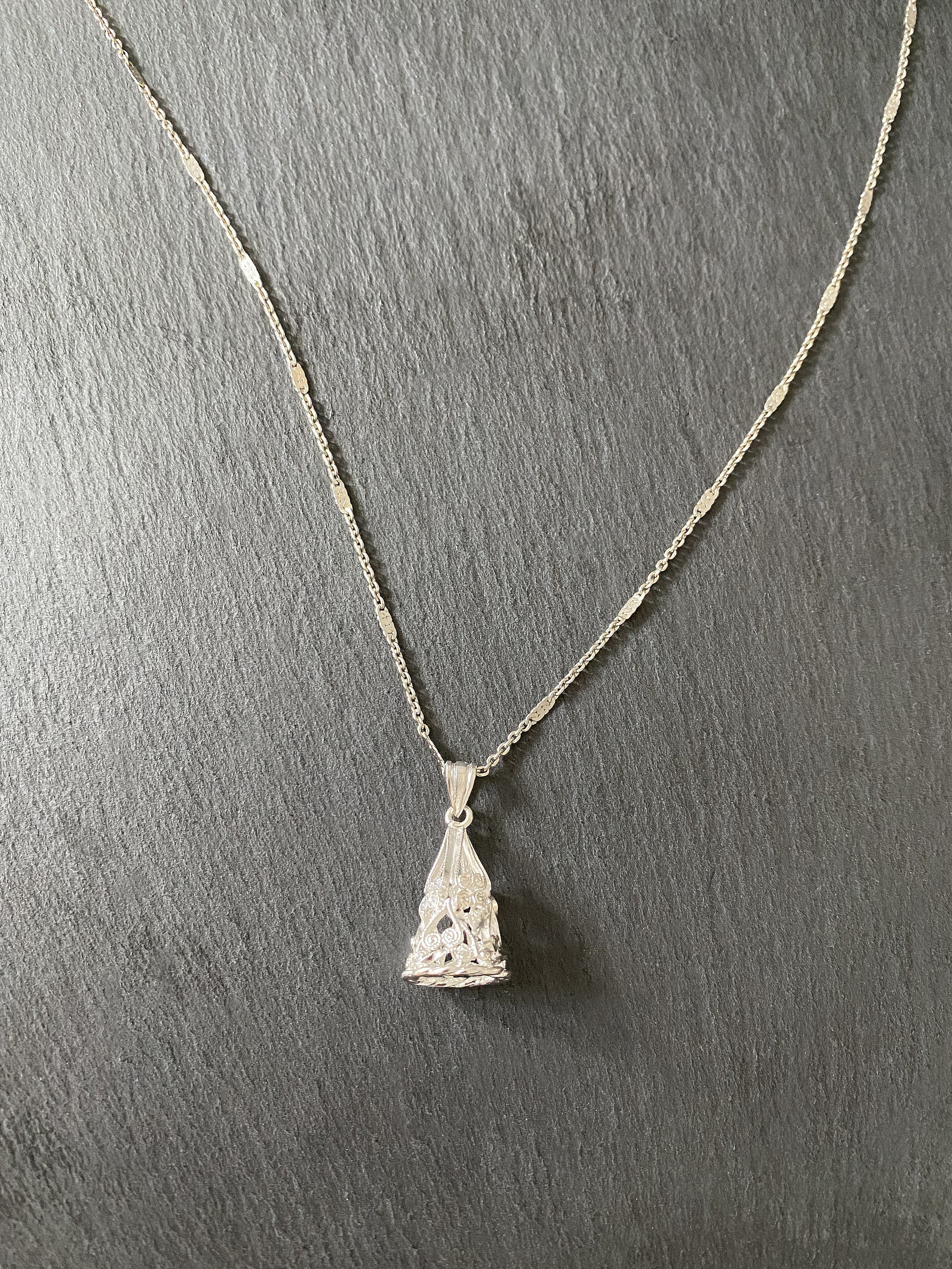 【銀線細工】Coneネックレス/SV925