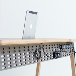 「work talk desk」 リモートワーク向けデスク 1200x650サイズ（国産クリ材） 4枚目の画像
