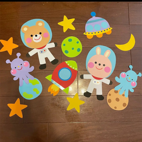 宇宙の保育壁面 その他インテリア雑貨 うさきち 通販 13413143｜Creema