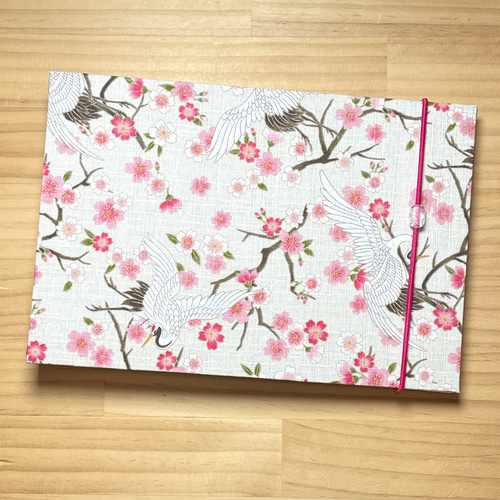 御朱印ホルダー】（大）バンド付 見開き60枚収納可能 書置き用御朱印