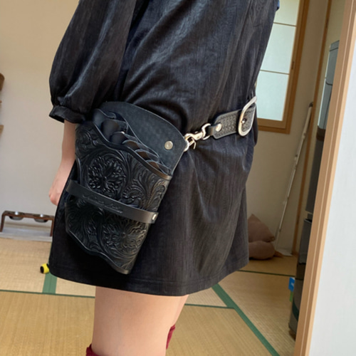 シザーケース☆ハンドメイド☆6丁、5丁☆レザー、本革☆送無料