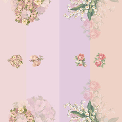 【薔薇とスズラン半襟】「ばらいろ」春のささやき(薄め) 4枚目の画像