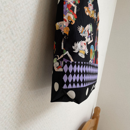 バンドメイドバック　大 ロラライハリス ロラライハリス♡ ハンドメイド 大きなトートバック