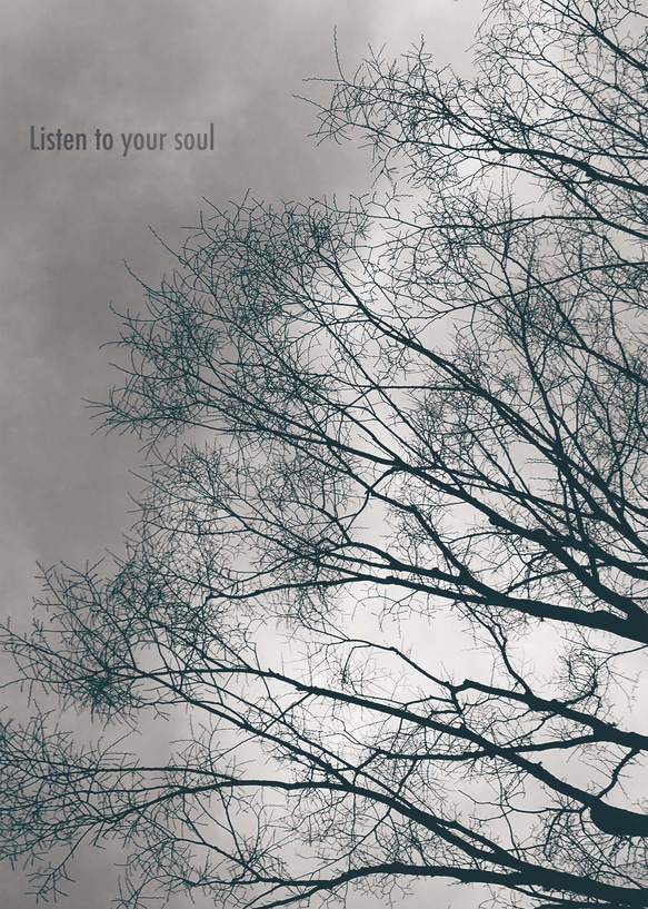 インテリアポスターA4サイズ　Branch.2【 Listen to your soul 】 3枚目の画像