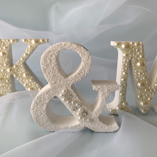 イニシャルオブジェ（パール） その他オーダーメイド nico☺︎factory