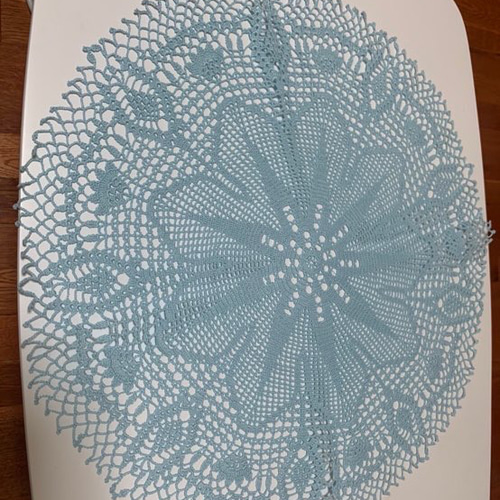 ハンドメイド レース編み ドイリー 15 ハンドメイド レース編みドイリーNo.15 その他インテリア雑貨