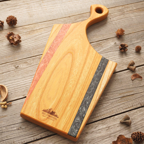 在庫切れ【レジンカッティングボード】けやき [C466] まな板