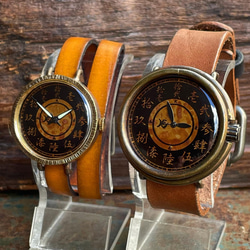 『漢字』クォーツ式手作り腕時計　◆RBQ-5020-K 4枚目の画像