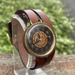 『漢字』クォーツ式手作り腕時計　◆RBQ-5019-K 3枚目の画像