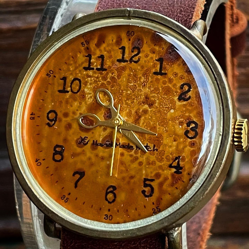 ハサミ』クォーツ式手作り腕時計 ◇LBQ-3046-SMPL 腕時計 KEN HAND