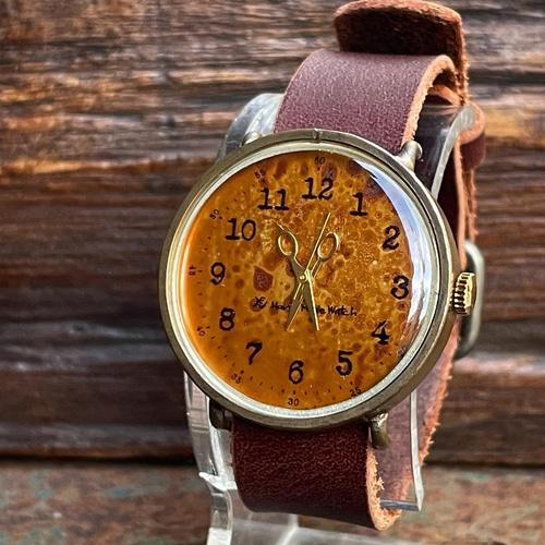 腕時計バンド 手作り PDF pattern-free.] making animation of a wristwatch belt