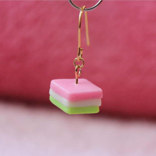 ひな祭りといえば 』ひし餅 ピアス・イヤリング（方側1つ売り