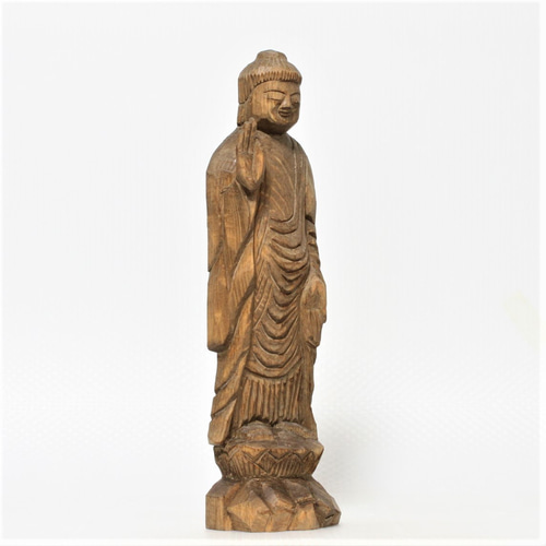 円空仏 2体 仏教美術 約H35cm×6cm×5cm 約H31cm×8cm×5cm｜Yahoo