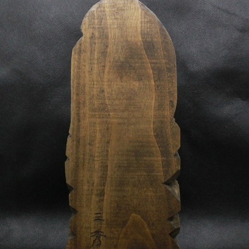 仏像 円空仏 木彫 両面宿儺（高さ：30cm 着色）【受注制作 納期60日