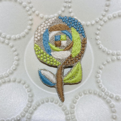 ⑤37ミナペルホネン ブローチアクセサリー ハンドメイド 馬 刺繍 ⑤37ミナペルホネン ブローチアクセサリー ハンドメイド 馬 刺繍