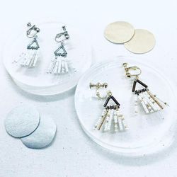 てんとあ45様。おまとめ 10点 リクエスト ハンドメイド ピアス イヤリング MIKU FUKAMITSU Roots pierce SV/K18PT｜ピアス・イヤリング