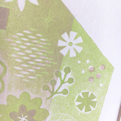 草花の木版画 / A4 / 額無し 4枚目の画像