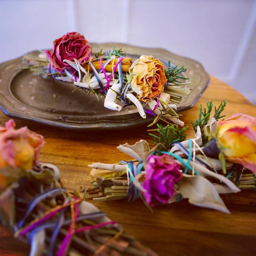 アロマデュフューザー】ドライフラワーバー／アロマバー／ハーブバー