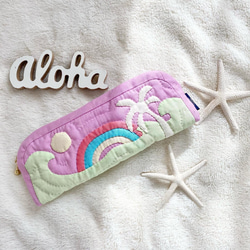 母子手帳ケース】ハワイアンキルト+*｡ﾟ 海°｡*+ MCK33Sh-5 その他ケース