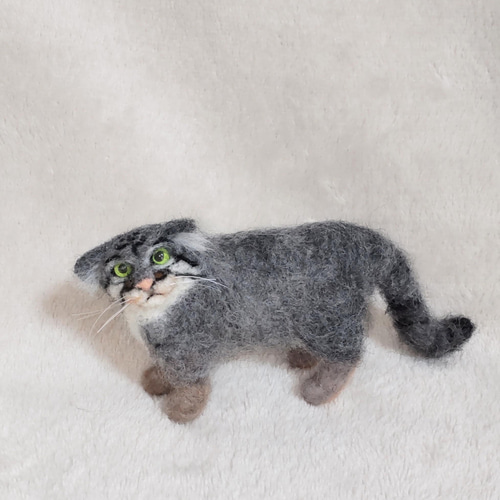 羊毛フェルト】ミニミニ·マヌルネコ 羊毛フェルト パステルミケ 通販