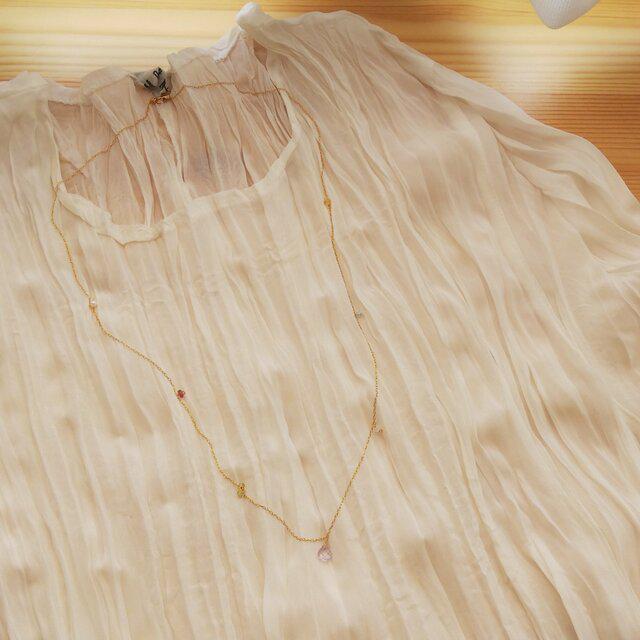 彩り春ネックレス