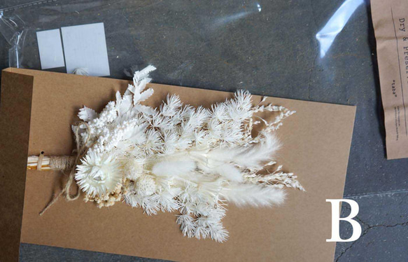 【今だけsale】dry preserved flowers taba　ドライフラワー　プリザーブドフラワー　パッケージ 6枚目の画像