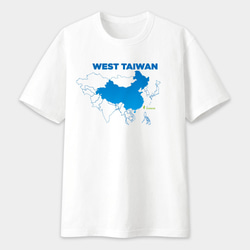 中性圓領純棉T恤 共三色 西台灣 文字 字母 logo 圖像 地圖 Tshirt PS033 第1張的照片