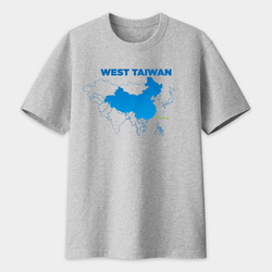 中性圓領純棉T恤 共三色 西台灣 文字 字母 logo 圖像 地圖 Tshirt PS033 第2張的照片