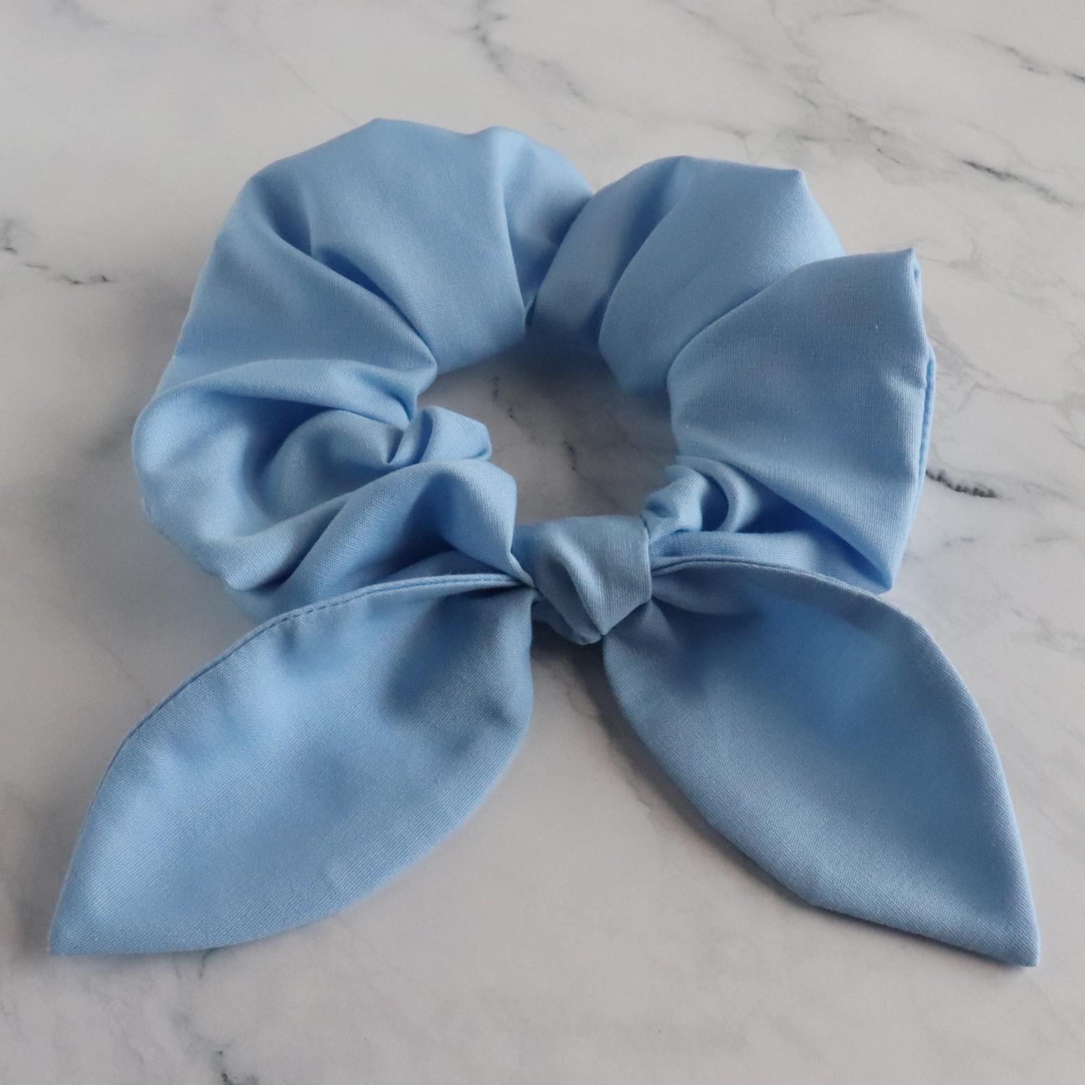 シュシュ】水色＊うさ耳リボンのシュシュ シュシュ iroiro 通販