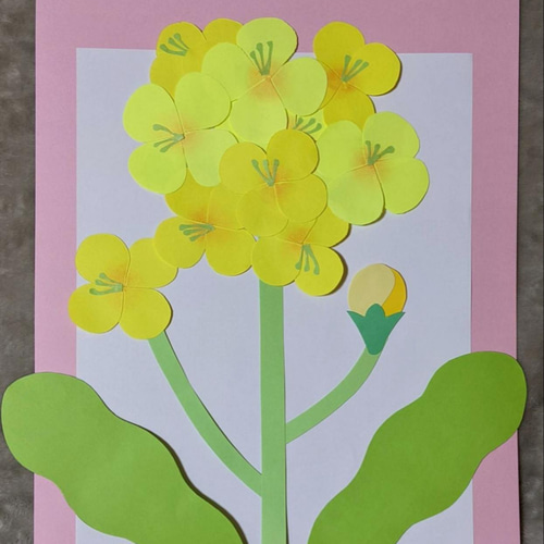 手作り押絵の壁飾り『菜の花』 菜の花 の Pinterest ボード：「菜の花製作」のアイデアが 8 件