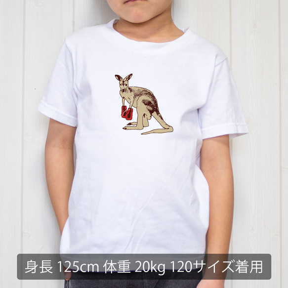 [キッズTシャツ] Fighting kangaroo 2枚目の画像