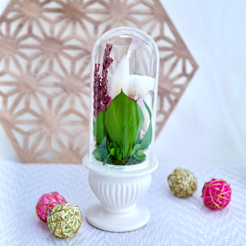 やま　　プリザーブドフラワー仏花　菊　一対ご依頼品 Alice flower プリザーブドフラワー 仏花 お供え お悔み 枯れ