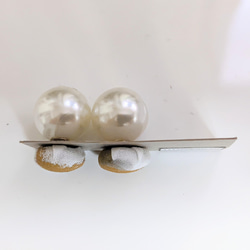 【少しだけ復活SALE】書家が作るアートなアクセサリー　惑星シンフォニー/pierced earring 3枚目の画像