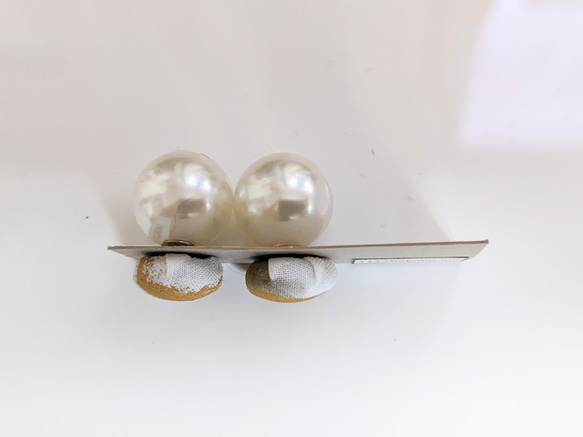 【少しだけ復活SALE】書家が作るアートなアクセサリー　惑星シンフォニー/pierced earring 3枚目の画像